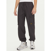 Champion Spodnji del trenirke 220415 Črna Loose Fit