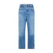 WRANGLER Traperice, plavi traper / smeda