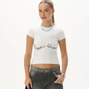 Cropp - Majica s natpisom - white