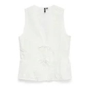 VERO MODA Bluza VMANN bela