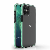 Futrola Spring clear TPU za Apple iPhone 12 Pro Max - Svijetlo zelena KP8663