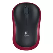 LOGITECH Bežicni miš M185/ crveni