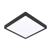 Eglo Fueva 5 nadgradna led, 20w, 2300lm, ip44, 285x285, crna/celik/plastika