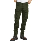 G-Star Raw hlače cargo ROVIC ZIP 3D STRAIGHT TAPERED Zelena