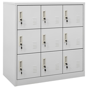 Ormaric s kljucem svjetlosivi 90 x 45 x 92,5 cm celicni