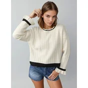 My fashion Pulover Pullover kremna