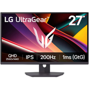 Monitor LG 27 27G610A-B, IPS, gaming, Adaptive-Sync, AMD FreeSync Premium 200Hz, 1ms(GTG), HDR400, VGA, HDMI, 2K 27G610A-B.AEUQ