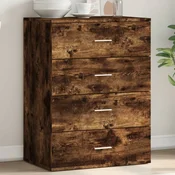 Vidaxl vidaXL Omarica dimljen hrast 60x39x80 cm Material na osnovi lesa
