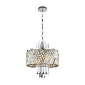 Kristalni lestenec MARGOT CHROME, 6 x E14