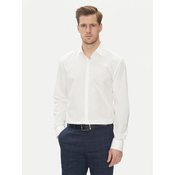 HUGO Srajca Kenno 50539707 Bela Slim Fit