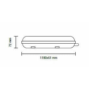 Optonica LED svetilka 120cm 40W 4000lm 6000K 180° IP65