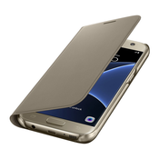 SAMSUNG preklopna torbica Flip Wallet za Galaxy S7, zlata (EF-WG930PFEGWW)