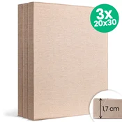 Komplet 3 slikarskih platen NATURE ECO