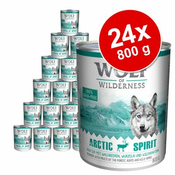 Ekonomično pakiranje: Wolf of Wilderness 24 x 800 g - Green Fields - janjetina