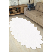 Conceptum Hypnose Tepih Ellipse Daisy, 150x230 cm, Beli