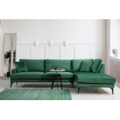 Atelier del Sofa Ugaona garnitura 90x88x283cm Zelena