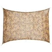 Vidaxl Kamuflažna mreža z torbo za shranjevanje 516x400 cm peščeno rjava