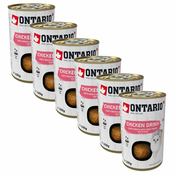 Ontario Kitten chicken drink 6x135 g