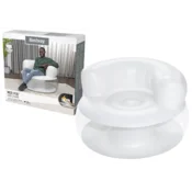 slomart Napihljiv fotelj Bestway 112x112x70cm, Bela