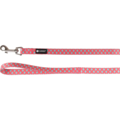 Povodec za pse najlon pink Sue 120cm x 20mm x 2mm Flamingo - Pasji povodci