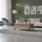 Hanah Home Sto za dnevnu sobu Ada 90x38x60 cm, Bež