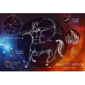 Interdruk - Puzzle Zodiak - Strelec 250 - 250 kosov