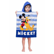 Plavi djecji ponco od frotira Mickey – Jerry Fabrics