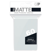 Ultra Pro Matte Small Desk Protector Sleeves 60 - Clear