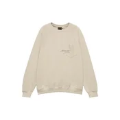 Pull&Bear Majica kremna/črna