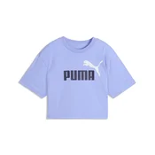 Essentials 2 Colour No. 1 PUMA Logo Short Length Tee Youth, Age, Intense Lavender, 13-14Y