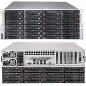 Supermicro CSE-847BE2C-R1K23LPB 4U SC847B LP Chassis SAS3 dual expander,10K fan 1200W PWS