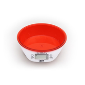 TOO KBSC-300-R kuhinjska vaga sa zdjelom, 5 kg, crvena