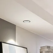 Arcchio LED svetilka Niria, črna, 4.000K - Dnevna soba/jedilnica - Sodobni - Aluminij