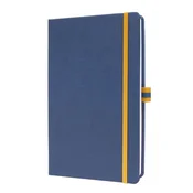 Bilježnica, ekskluzivna, A5, s linijama, 88 listova, tvrdi uvez, SIGEL Linescape, plavo-žuta LS105
