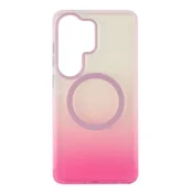 CELLECT Magnetski silikon case Samsung Galaxy S26 Ultra ružičasto-proziran