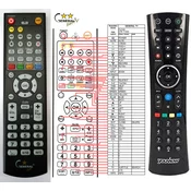 General HUMAX RM-I03U, RM-103U YouView - DTR-T1000, DTR-T1010 - compatible General-branded remote control