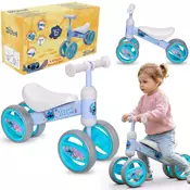 Disney DISNEY Stitch Dekliško štirikolesno kolo brez pedala, lahko, kovinsko, prvo kolo, voziček 1+