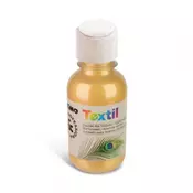 Boja za tekstil 125ml metalik CMP 410TXM125920 zlatna (gold)