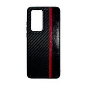 Silikonski ovitek Elegance Carbon za Huawei P40 Pro črn