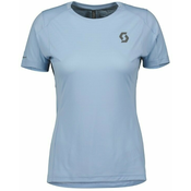 Scott Trail Run SS Glace Blue Womens T-Shirt