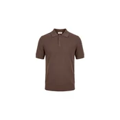 DAN FOX APPAREL Majica Tristan rjava