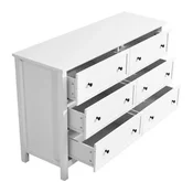 VEVOR Predalnik s 6 predali 396x1201x787 cm bel