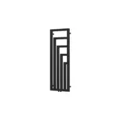 Mexen Alaska dekorativni radiator 1216 x 440 mm, 542 W, črna - W205-1216-440-00-70
