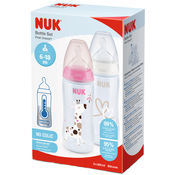 Set bocica Nuk First Choice - TC, 2 ? 300 ml, za djevojcicu