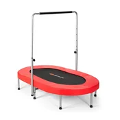 Costway Mini otroški fitnes trampolin za skakanje za 2 osebi, rdeč