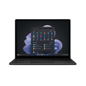 Microsoft Surface Laptop 5 i5-1245U Prijenosno računalo 34,3 cm (13.5) Ekran osjetljiv na dodir Intel® Core™ i5 16 GB LPDDR5x-SDRAM 256 GB SSD Wi-Fi 6 (802.11ax) Windows 11 Pro Crno