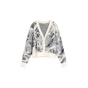 Desigual Pletena jopa M. C. Lacroix mešane barve / bela