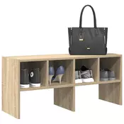 Vidaxl vidaXL Zložljivo stojalo za čevlje sonoma hrast 89,5x30x40 cm