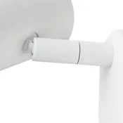 SLV LED stenski reflektor Noblo, 3.000 K, bel, 13 cm, kovina - Dnevna soba/jedilnica - Sodobni - Aluminij
