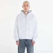 Mikina Carhartt WIP Hooded WIP Label Sweat Jacket UNISEX Ash Heather L